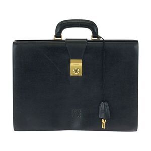 Loewe Anagram Leather Briefcase